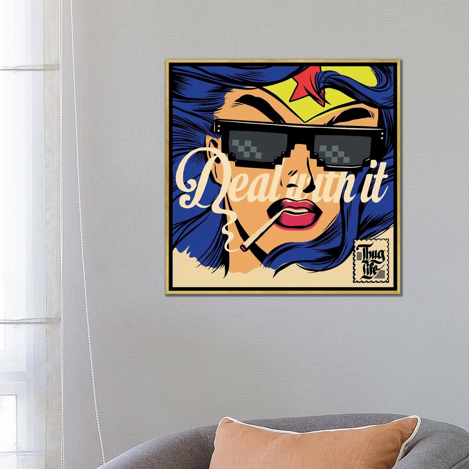 iCanvas "Deal" by Butcher Billy Framed Canvas Print Bed Bath & Beyond